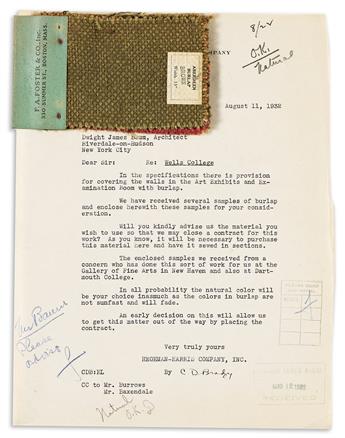 (ARCHITECTURE.) Extensive archive of client files of important architect Dwight James Baum.
